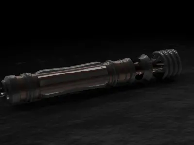 Leia Organa Lightsaber 3D model