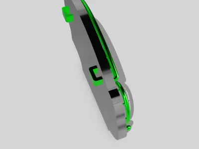 OPEN Neon Sign 3D print model