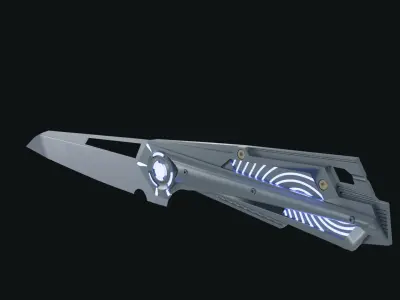 FREE Sci-Fi Knife Free 3D model