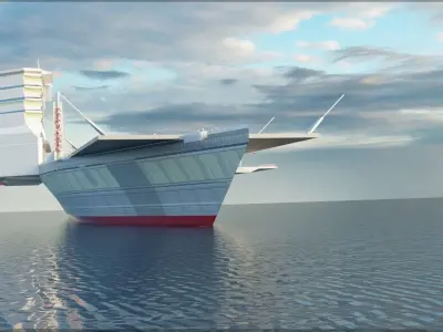 Light Carrier Low-poly 3D model
