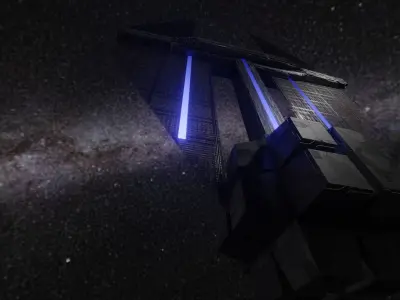 space craft Free 3D model