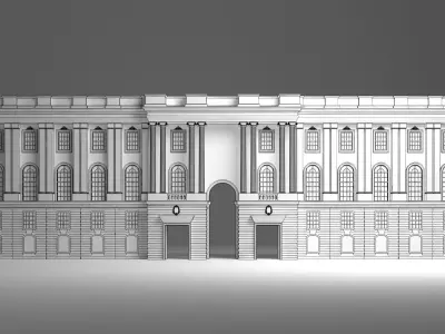 Palace Facade 3D model