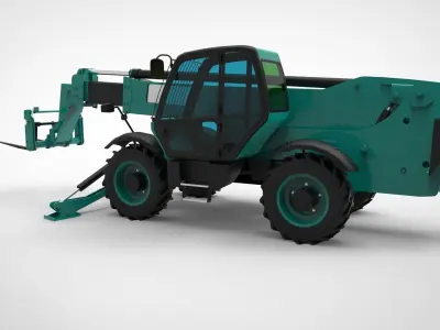 Telehandler forklift 3D model