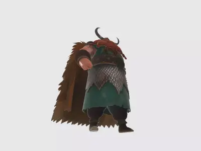 How to Train Your Dragon Stoico Pose 01 3D print model