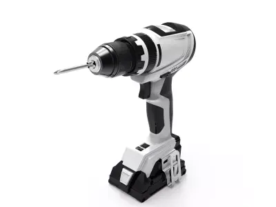 Cordless Power Drill 3D Model  3D model