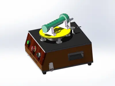 The rotating work platform 3D model