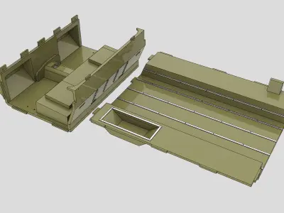 LR series 3 Pickup 3D print model for 1 to 10 rc 3D print model