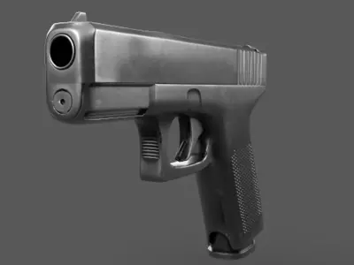 GLock 19 Gen5 3D model Low-poly 3D model