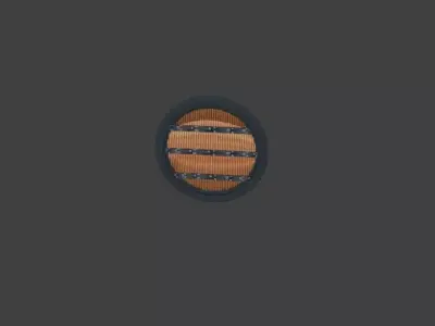 3D Low Poly SHiELD barrel Free 3D model