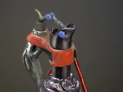 Scrap Grenade Low-poly 3D model