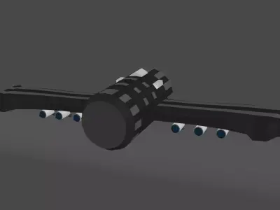 Fighter spaceship Free low-poly 3D model buy