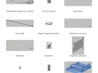 DOSCH 3D - Car Details - Hydrogen Delivery Van 3D model