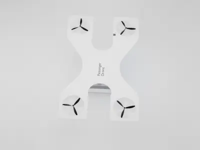 Self Driving Passenger Drone Concept 3D model