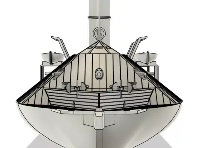 CSS Virginia RC Model 1-72 3D print model