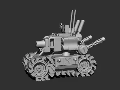 Tank Metal Slug 3D print model