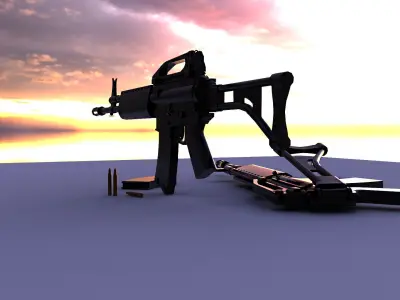 Pindad SS2 V2 3D model