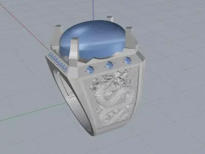 Ring men 3D model
