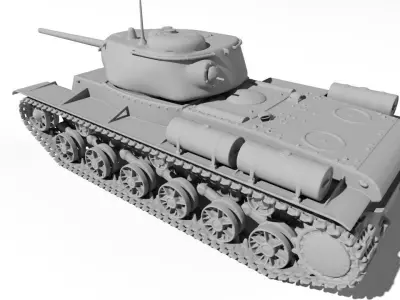 Tank KV-85 for 3D print 3D print model