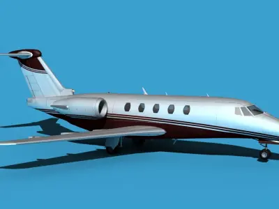 Cessna Citation 650 III V03 3D model