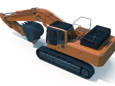 Generic Excavator 3D model