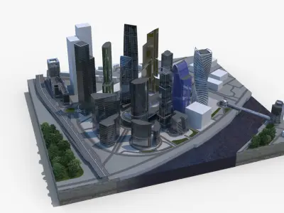Moscow city  purchase 3D model