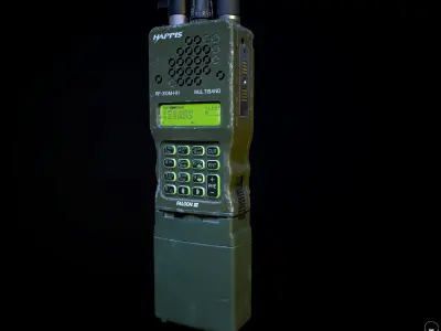 Military Radio AN PRC-152 Low-poly 3D model