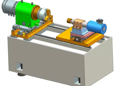 CNC Internal Grinding Machine 3D model