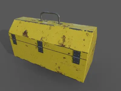 Tool Box 3D Model Low-poly 3D model purchase