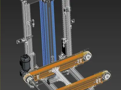electric lift 3D model