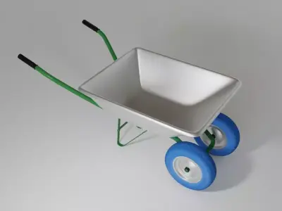 Wheelbarrow 3D model get