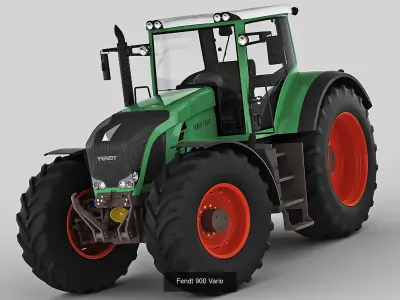 11 Tractors collection 3D Model Pack