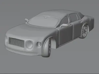 Bentley flying spur 3D model