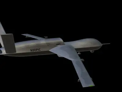 General Atomics MQ-20 Avenger Low-poly 3D model