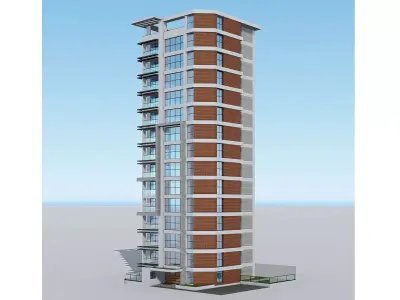 Commercial Building 1 3D model purchase