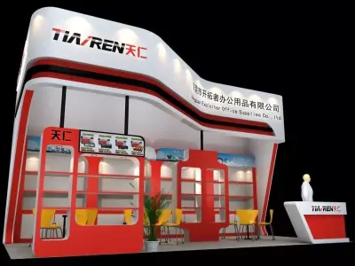 Exhibition - Area - 8X4-3DMAX2009-054 3D model