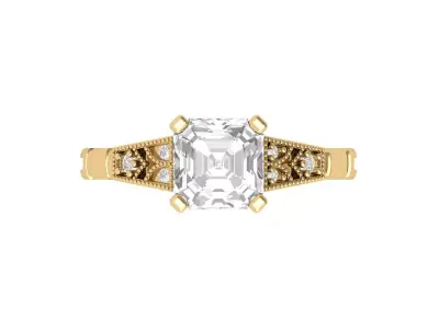 Wedding Ring  3D print model 406