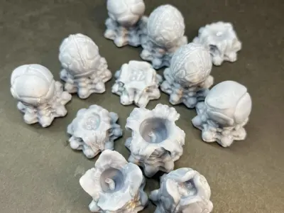 space bugs eggs 3D print model