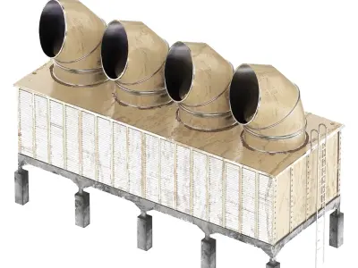 Rooftop Unit 3D model buy