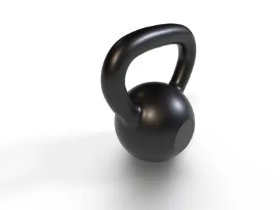 Kettle Bell 20Kg Low-poly 3D model