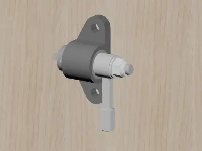 Hopper Latch Free 3D model