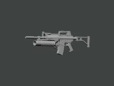 3D Model-GUN0010 silver pendant 3D print model