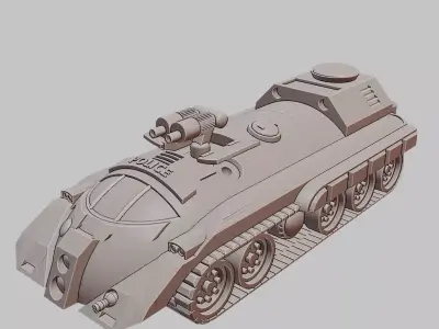 Chi Ha Infantry Combat Vehicle 3D Printable  3D print model