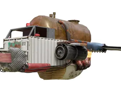 Junk Spaceship 3D model