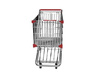 Shopping Trolley - Shopping Cart Low-poly 3D model purchase