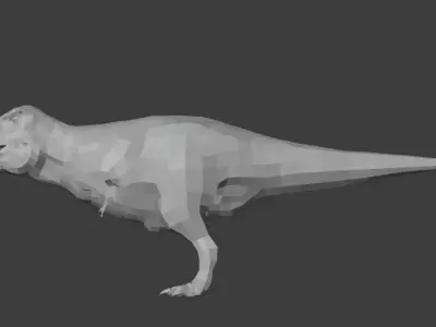 low poly t-rex dinosaur Free 3D model