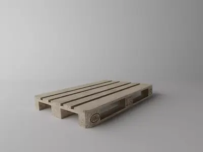 EUR pallete Free 3D model