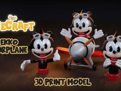 Ekko and Plane Pack - Acecraft Video Game 3D print model