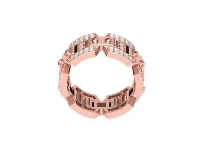 Wedding Ring  3D print model 95
