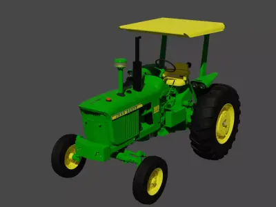 John Deere 3020 3010 Synchroshift 3D model
