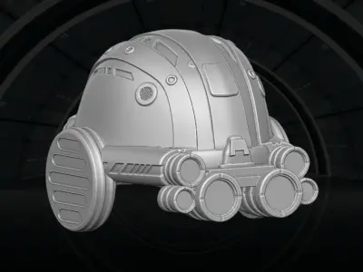 SciFi Helmet collection 3D printable files for Action Figures 3D print model